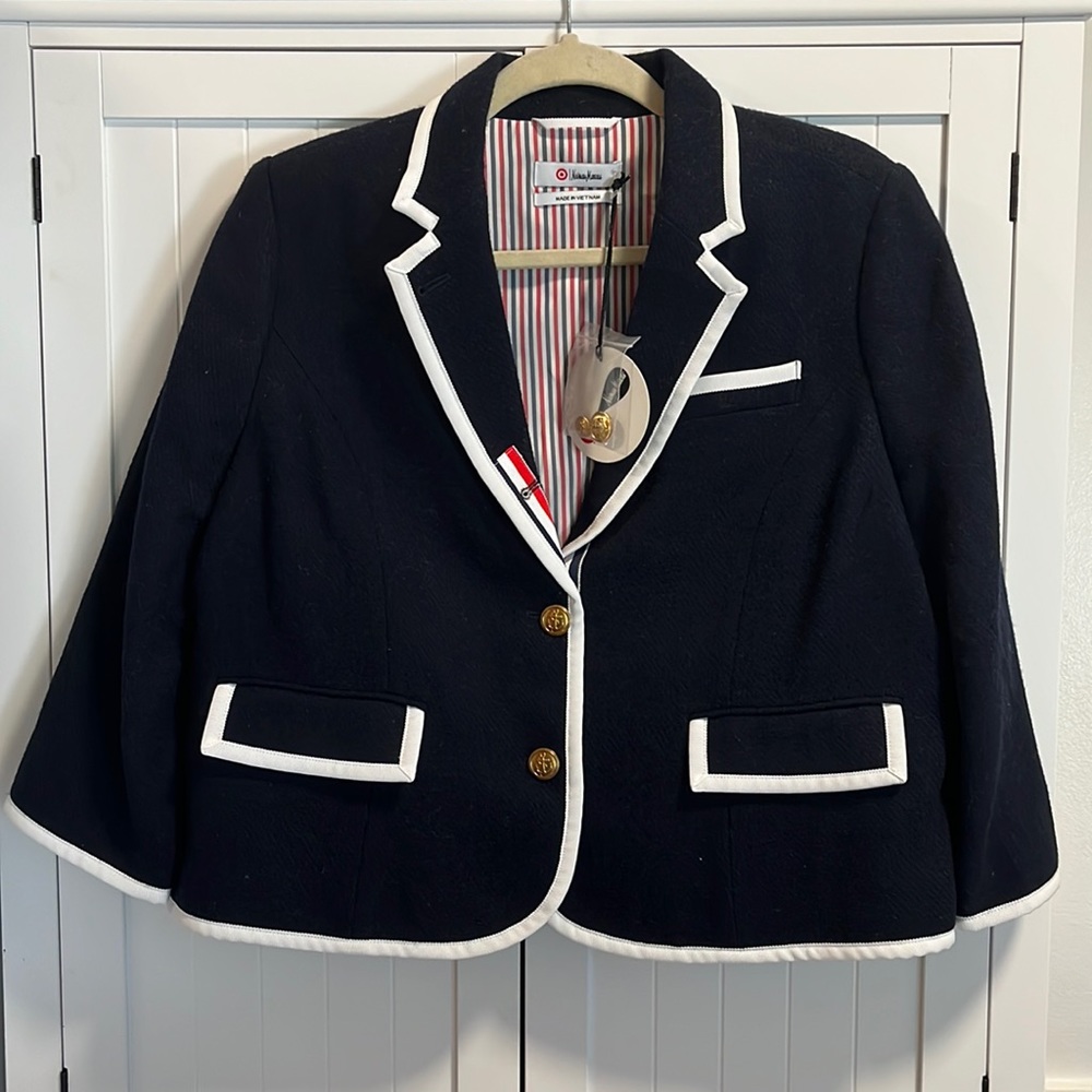 COPY - Thom Browne XXL Navy Blazer Neiman Marcus x Target